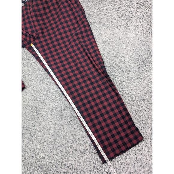 Nautica Pants Men Extra Large Plaid Sleepwear Pajama Drawstring Flannel Lounge - Picture 7 of 9